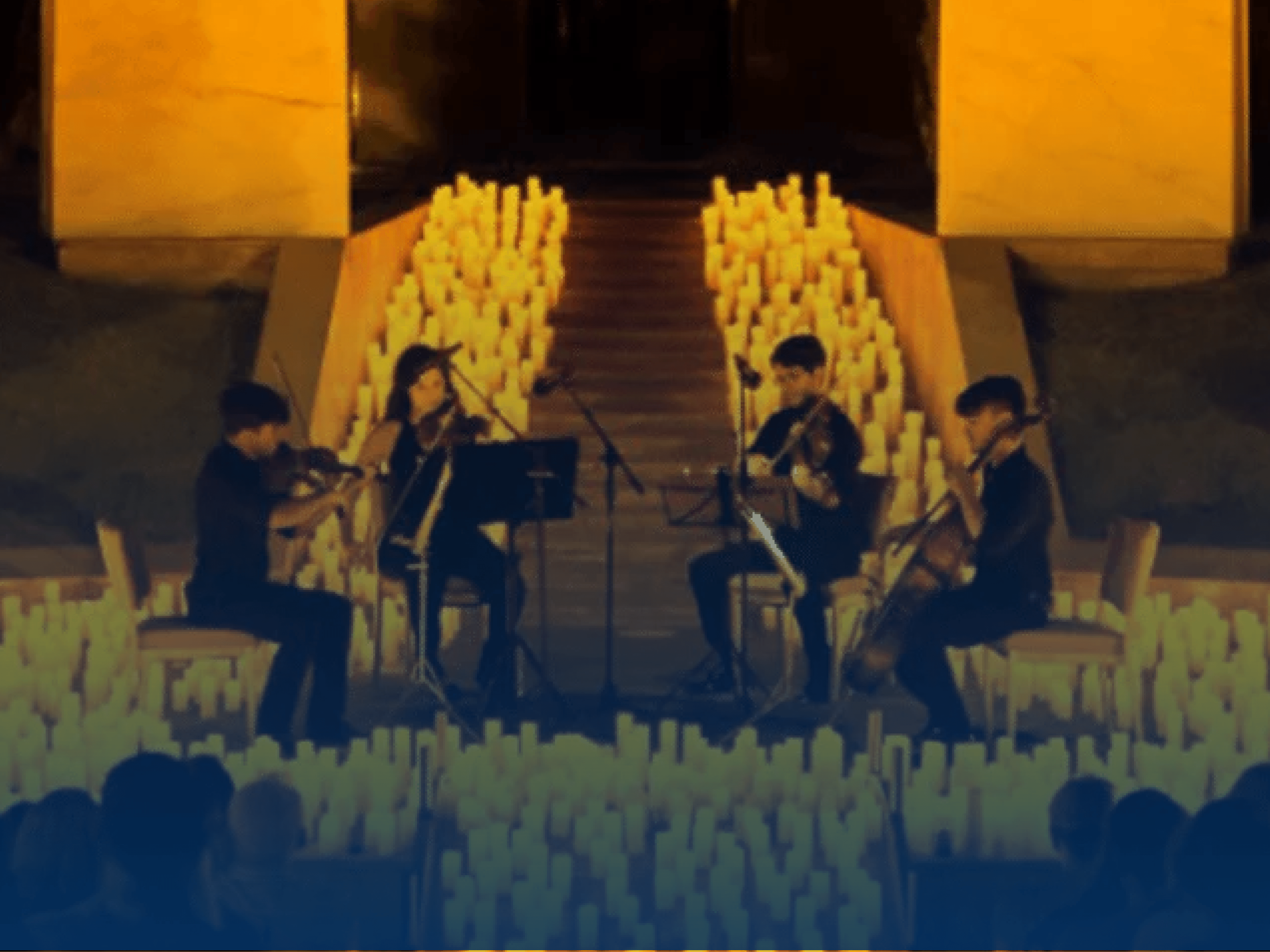 حفلة على ضوء الشموع